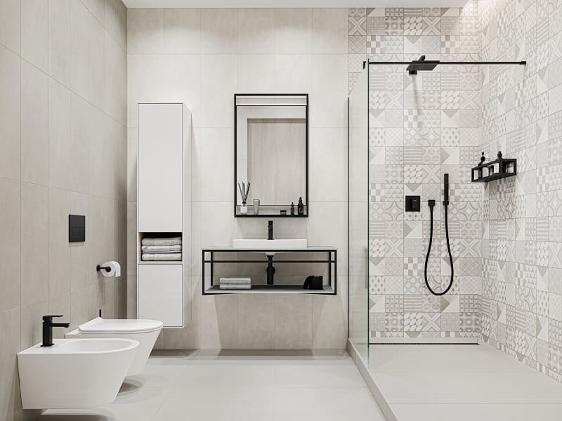 Совмещенный санузел Онда светло-серый