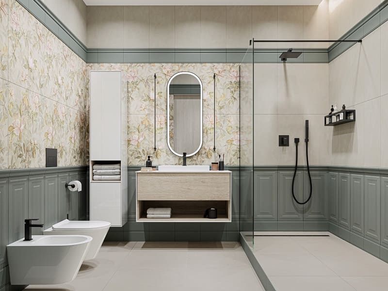 Совмещенный санузел Магнолия / Чементо / Про Чементо