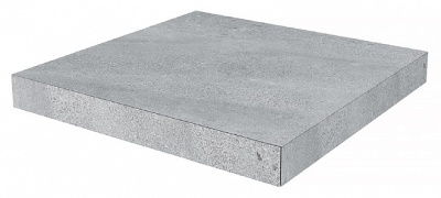 Ступень угловая клееная Про Матрикс серый 33x33x1,1
