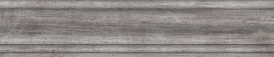 Плинтус Антик Вуд серый 39,8x8x1,55