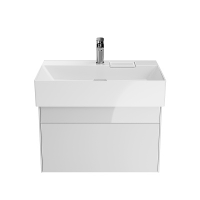 Тумба Logica/Лоджика подвесная 2 ящика 70 см, белоснежный Тумба Logica/Лоджика подвесная 2 ящика 70 см, белоснежный