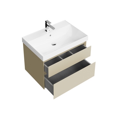 Тумба Cubo/Кубо подвесная с ящиками 70, лимо матовая Тумба Cubo/Кубо подвесная с ящиками 70, лимо матовая