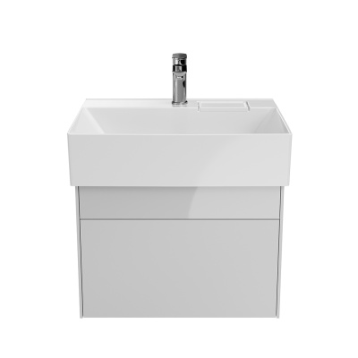 Тумба Logica/Лоджика подвесная 2 ящика 60 см, белоснежный