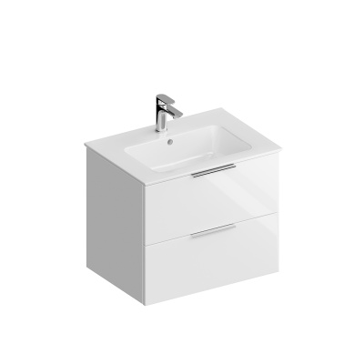 Тумба Piano Forte/Пиано Форте подвесная 65 см, 2 ящика, белый глянцевый Тумба Piano Forte/Пиано Форте подвесная 65 см, 2 ящика, белый глянцевый