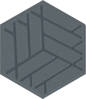 Декор Агуста синий матовый 6x5,2x0,69 Декор Агуста синий матовый 6x5,2x0,69