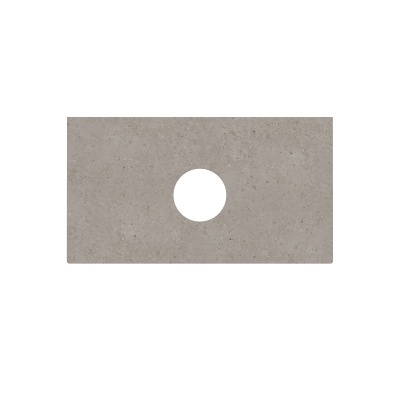 Столешница Magica/Маджика Риккарди 90 см, серая матовая (без отв. под смеситель)