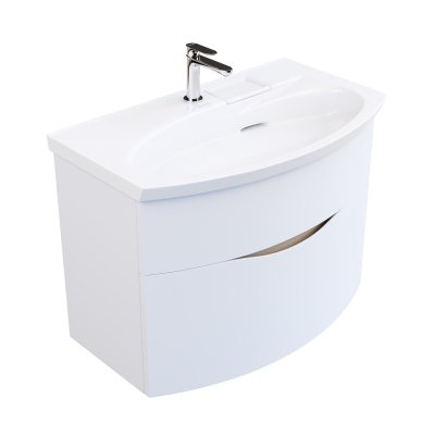 Тумба Riva/Рива 80 см, белая матовая Тумба Riva/Рива 80 см, белая матовая