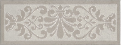 Декор Монсанту 2 серый светлый 15x40x0,8