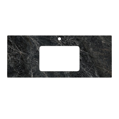 Столешница из керамогранита Риальто 120, темный серый Столешница из керамогранита Риальто 120, темный серый