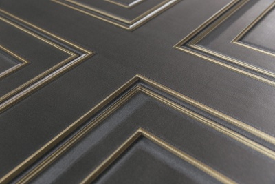 Обои виниловые Буазери мотив, черный