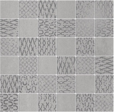 Декор Про Дабл серый мозаичный 30x30x1,1