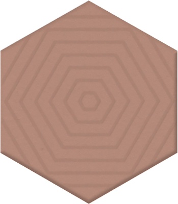 Декор Агуста розовый матовый 6x5,2x0,69