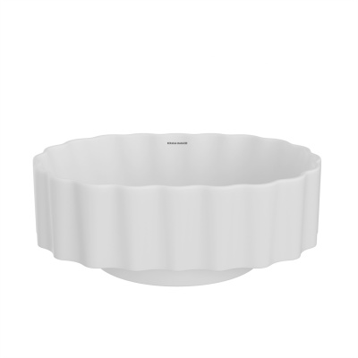 Раковина ARTBASIN Conchiglia/АртБейзин Конкилья накладная 50, белая матовая