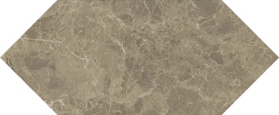 Бикуш бежевый темный глянцевый 14x34x0,69