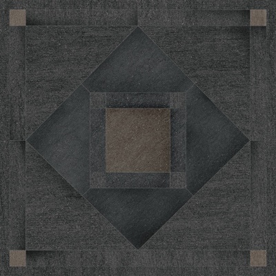 Декор Базальто обрезной 80x80x1,1