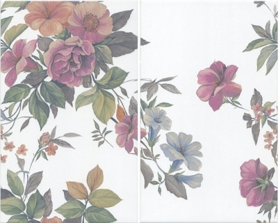 Панно Ломбардиа матовый (из 2 ч. разм. 25х40) 50х40x0,8