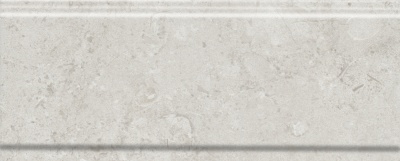 Бордюр Карму серый светлый матовый обрезной 30x12x1,3