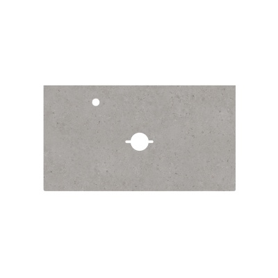 Столешница Magica/Маджика для раковины Safi/Сафи Риккарди 90 см, серая матовая