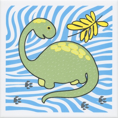 Декор Динозаврики 2 матовый 20x20x0,69 Декор Динозаврики 2 матовый 20x20x0,69