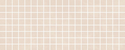 Декор Каннареджо мозаичный бежевый матовый 20x50x0,8 из 160 частей 2,3х2,3