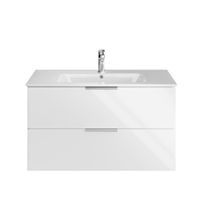 Тумба Piano Forte/Пиано Форте подвесная 95 см, 2 ящика, белый глянцевый Тумба Piano Forte/Пиано Форте подвесная 95 см, 2 ящика, белый глянцевый