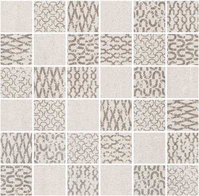 Декор Про Дабл бежевый светлый мозаичный 30x30x1,1