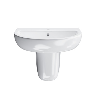 Полупьедестал Pro/Про подвесной, белый глянцевый