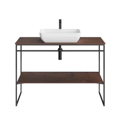 Металлическая структура Plaza Next/Плаза Некст напольная 120, черная матовая