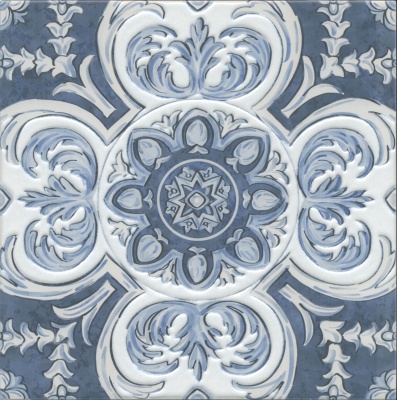 Декор Алмаш центр синий 30x30x0,8 Декор Алмаш центр синий 30x30x0,8