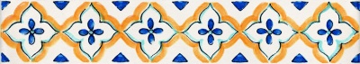 Бордюр Капри майолика глянцевый 20x3,6x0,69