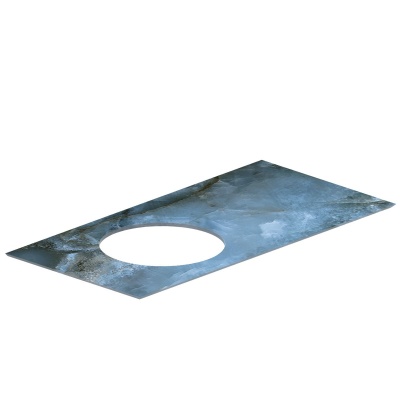 Столешница Cono Onice/Коно Ониче синяя 97, без отверстия под смеситель Столешница Cono Onice/Коно Ониче синяя 97, без отверстия под смеситель