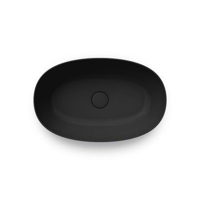 Раковина Plaza/Плаза накладная 60, черная матовая Раковина Plaza/Плаза накладная 60, черная матовая