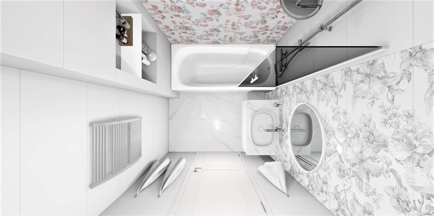 Ванная комната Монфорте / Монте Тиберио