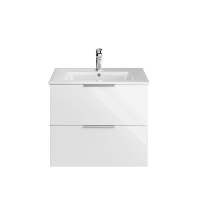 Тумба Piano Forte/Пиано Форте подвесная 65 см, 2 ящика, белый глянцевый Тумба Piano Forte/Пиано Форте подвесная 65 см, 2 ящика, белый глянцевый