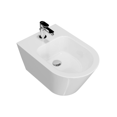 Биде Plaza Modern/Плаза Модерн подвесное, белый глянцевый Биде Plaza Modern/Плаза Модерн подвесное, белый глянцевый