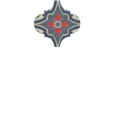 Декор Арабески Майолика орнамент глянцевый 6,5x6,5x0,7 Декор Арабески Майолика орнамент глянцевый 6,5x6,5x0,7