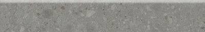 Плинтус Чеппо ди Гре серый тёмный матовый обрезной 60x9,5x0,9