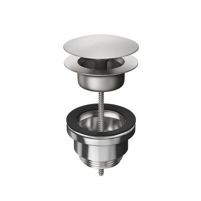 Донный клапан для раковины, титановый атласный Донный клапан для раковины, титановый атласный