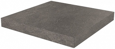 Ступень угловая клееная Про Стоун антрацит 33x33x1,1