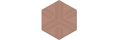 Декор Агуста розовый матовый 6x5,2x0,69