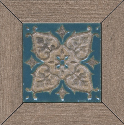 Декор Меранти пепельный мозаичный 13x13x1,1