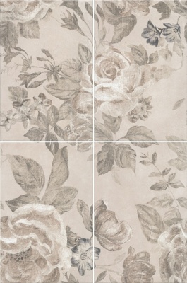 Панно Александрия светлый матовый (из 4 ч. разм. 20х30) 40х60x0,69