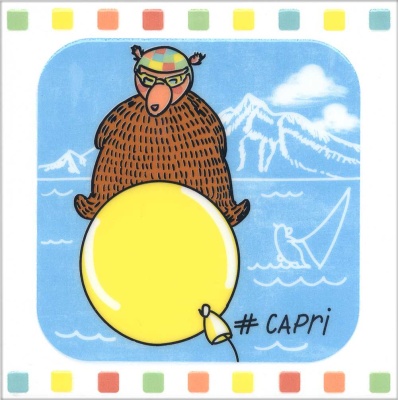 Декор Большое путешествие Капри глянцевый 20x20x0,69 Декор Большое путешествие Капри глянцевый 20x20x0,69