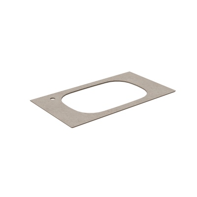 Столешница Magica/Маджика Риккарди 90 см, бежевая матовая