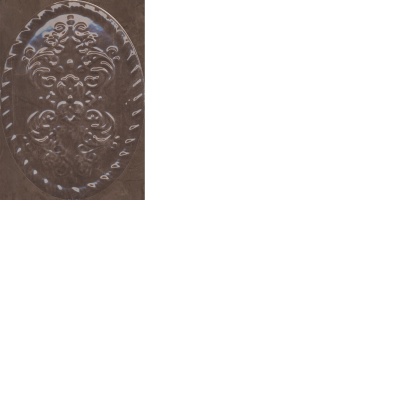 Керамический декор 12x16x1 Версаль коричневый глянцевый Керамический декор 12x16x1 Версаль коричневый глянцевый