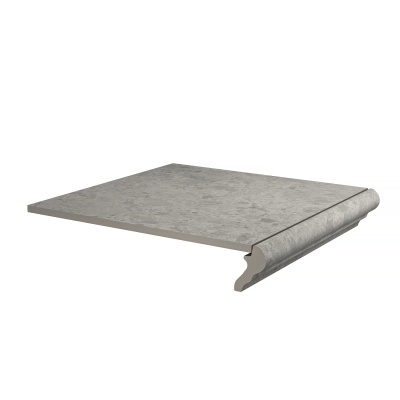 Ступень фронтальная Ферони серый матовый обрезной 30x30x0,8 Ступень фронтальная Ферони серый матовый обрезной 30x30x0,8