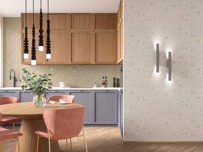 Обои виниловые Арабески мотив, бежевый светлый Обои виниловые Арабески мотив, бежевый светлый