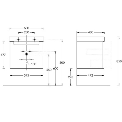 Тумба Buongiorno Plus/Бонджорно Плюс подвесная с ящиками 60, белая глянцевая-дуб Кантри Тумба Buongiorno Plus/Бонджорно Плюс подвесная с ящиками 60, белая глянцевая-дуб Кантри