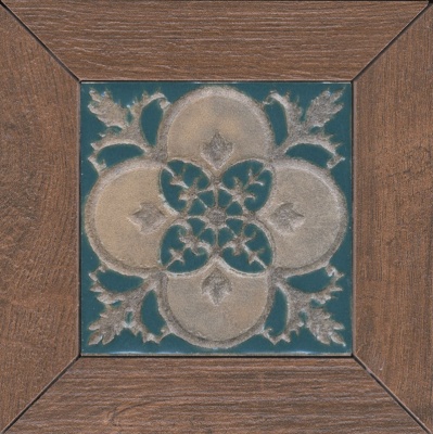 Вставка Меранти бежевый темный мозаичный 13x13x1,1