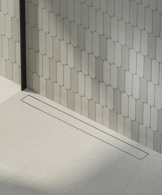 Душевой лоток double из нержавеющей стали, 85 см Душевой лоток double из нержавеющей стали, 85 см